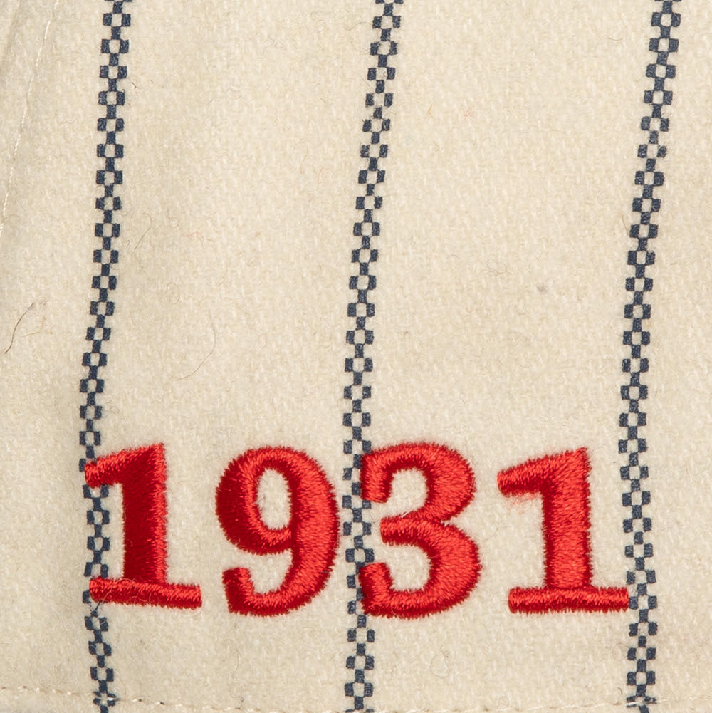 Men’s Mitchell & Ness Boston Red Sox History White and Red Pinstriped Fitted Cap Men’s Mitchell & Ness Boston Red Sox History White and Red Pinstriped Fitted Cap