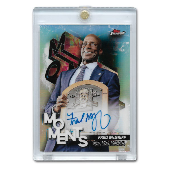 Fred McGriff Autographed Card 2024 Topps Finest Moments # FMA-FM