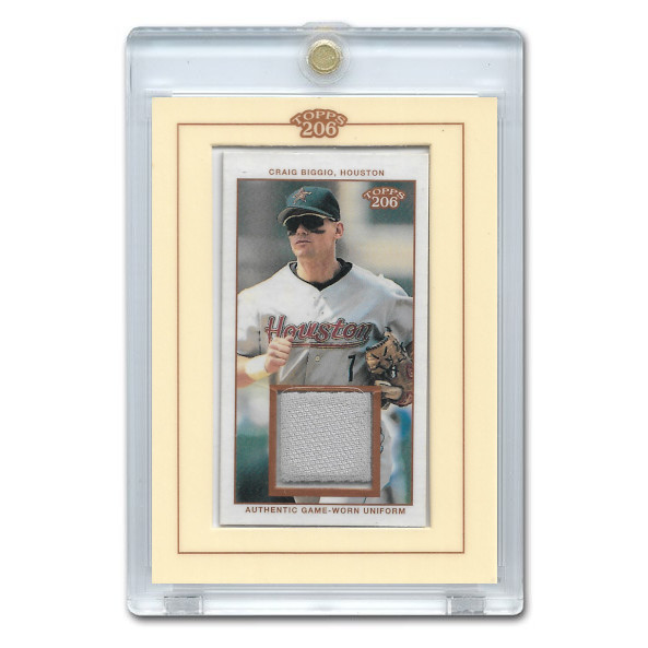 Craig Biggio 2002 Topps T-206 Game Used Uniform # TR-CB