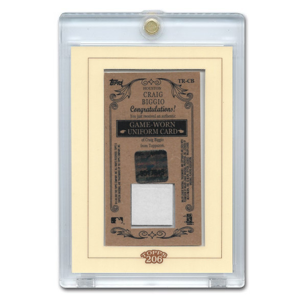 Craig Biggio 2002 Topps T-206 Game Used Uniform # TR-CB