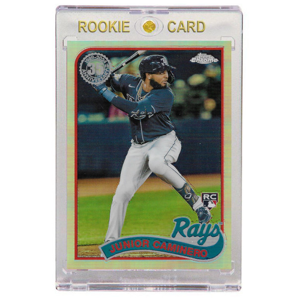 Junior Caminero Tampa Bay Rays 2024 Topps Chrome 1989 Refractor # 89-15 Rookie Card