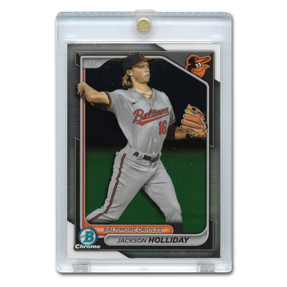 Jackson Holliday Baltimore Orioles 2024 Bowman Chrome Prospects # BCP47 Pre-Rookie Card