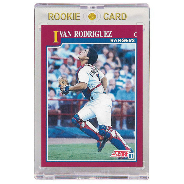 Ivan Rodriguez Texas Rangers 1991 Score Traded # 82TRookie Card Ivan Rodriguez Texas Rangers 1991 Score Traded # 82TRookie Card