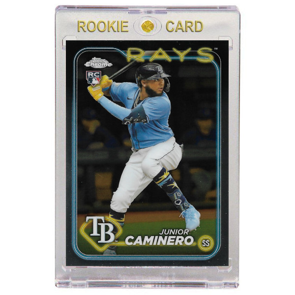 Junior Caminero Tampa Bay Rays 2024 Topps Chrome # 213 Rookie Card
