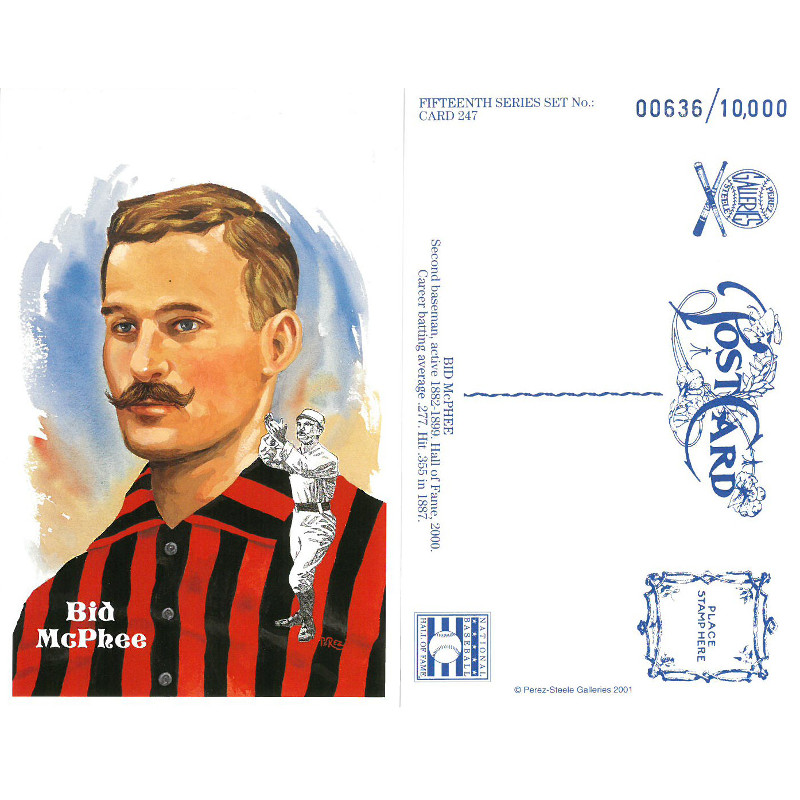 Perez-Steele Bid McPhee Limited Edition Postcard # 247 - Lot of 50