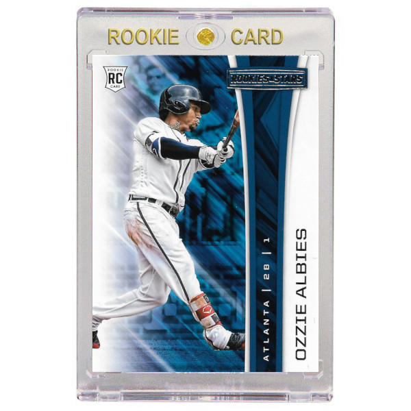 Ozzie Albies Atlanta Braves 2018 Panini Rookies & Stars # 8 Rookie Card