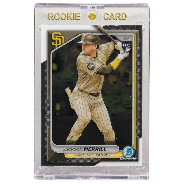 Jackson Merrill San Diego Padres 2024 Bowman Chrome # 27 Rookie Card