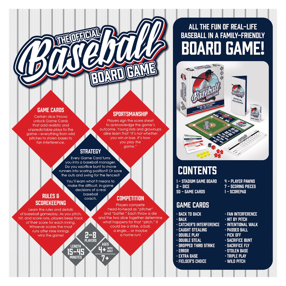 The Official Baseball Board Game The Official Baseball Board Game