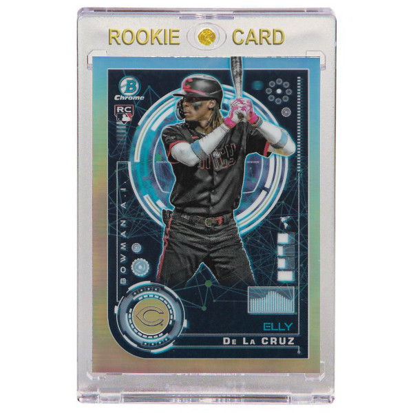 Elly De La Cruz Cincinnati Reds 2024 Bowman Chrome AI # 1 Rookie Card