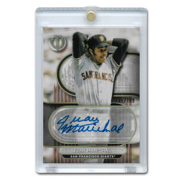 Juan Marichal Autographed Card 2024 Topps Tribute # TA-JM Ltd Ed of 199