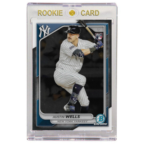 Austin Wells New York Yankees 2024 Bowman Chrome # 15 Rookie Card