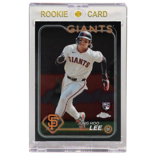 Jung Hoo Lee San Francisco Giants 2024 Topps Chrome # 201 Rookie Card