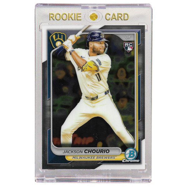 Jackson Chourio Milwaukee Brewers 2024 Bowman Chrome # 69 Rookie Card