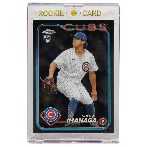Shota Imanaga Chicago Cubs 2024 Topps Chrome # 121 Rookie Card Shota Imanaga Chicago Cubs 2024 Topps Chrome # 121 Rookie Card
