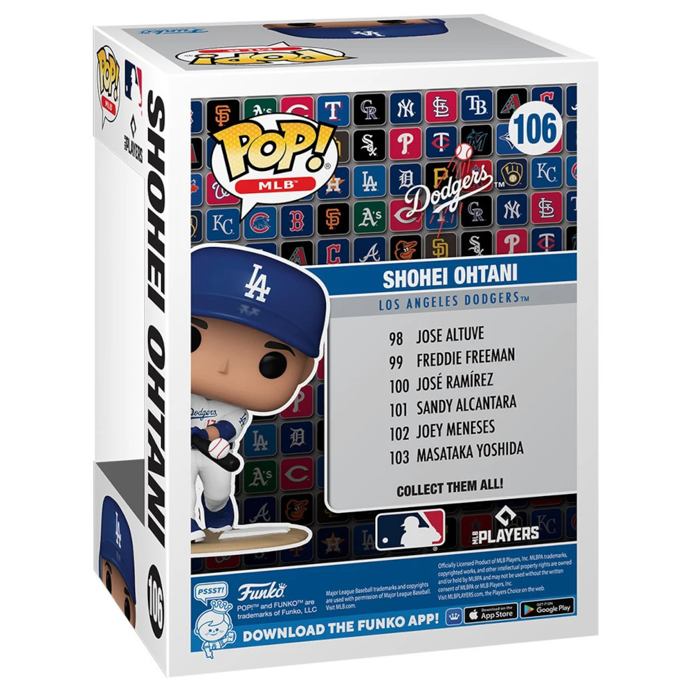Shohei Ohtani Los Angeles Dodgers Funko Pop! Vinyl Figure # 106