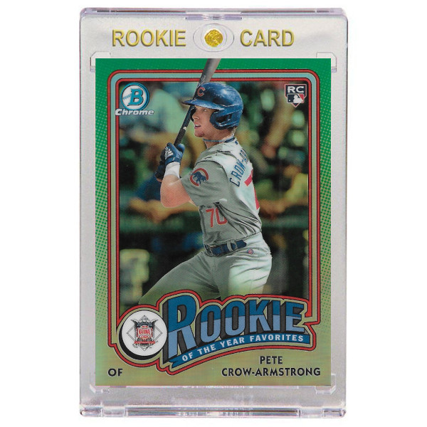 Pete Crow-Armstrong Chicago Cubs 2024 Bowman Chrome Rookie of the Year Favorite # 13 Rookie Card