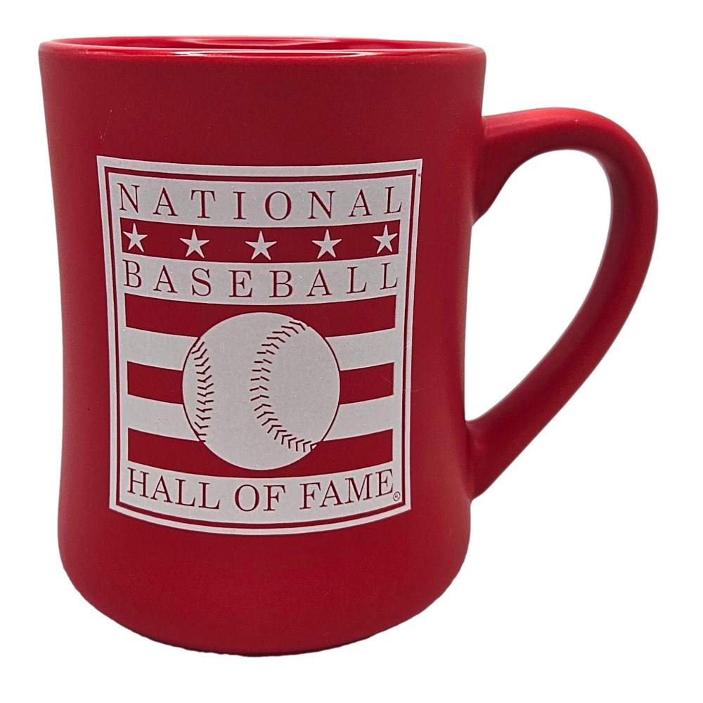 Baseball Hall of Fame Red 15 oz Logo Mug Baseball Hall of Fame Red 15 oz Logo Mug