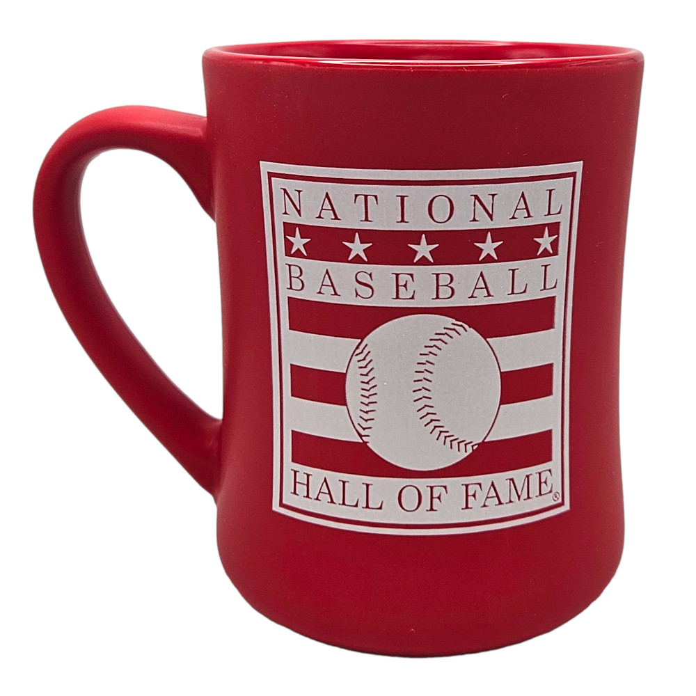 Baseball Hall of Fame Red 15 oz Logo Mug Baseball Hall of Fame Red 15 oz Logo Mug