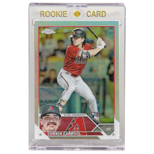 Corbin Carroll Arizona Diamondbacks 2023 Topps Chrome Refractor # 95 Rookie Card