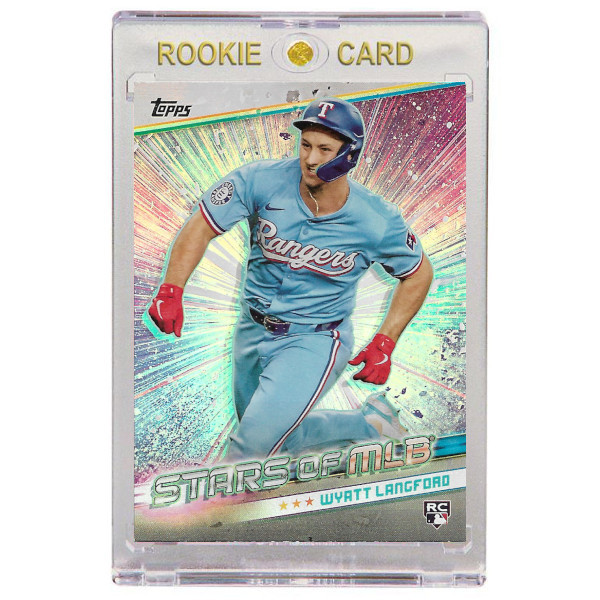 Wyatt Langford Texas Rangers 2024 Topps Stars of MLB # 85 Rookie Card