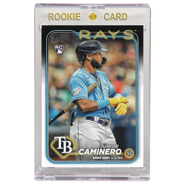 Junior Caminero Tampa Bay Rays 2024 Topps Update # US223 Rookie Card Junior Caminero Tampa Bay Rays 2024 Topps Update # US223 Rookie Card