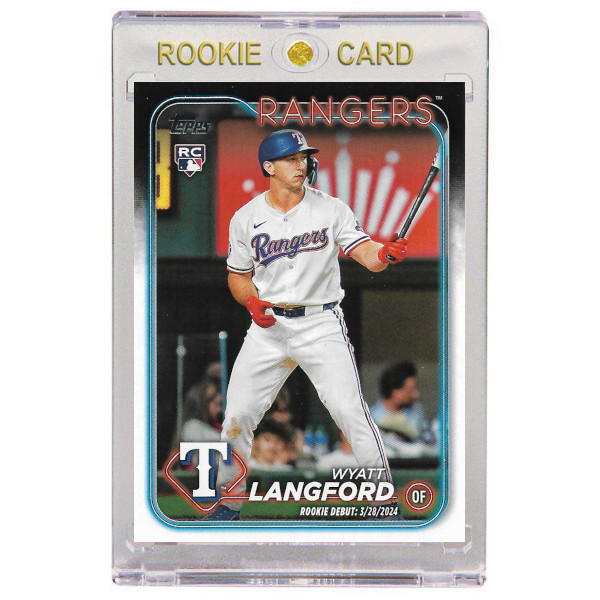 Wyatt Langford Texas Rangers 2024 Topps Update # US341 Rookie Card