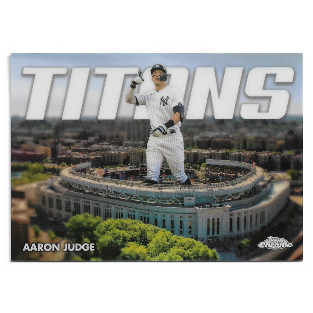 Aaron Judge 2023 Topps Chrome Titans # 11