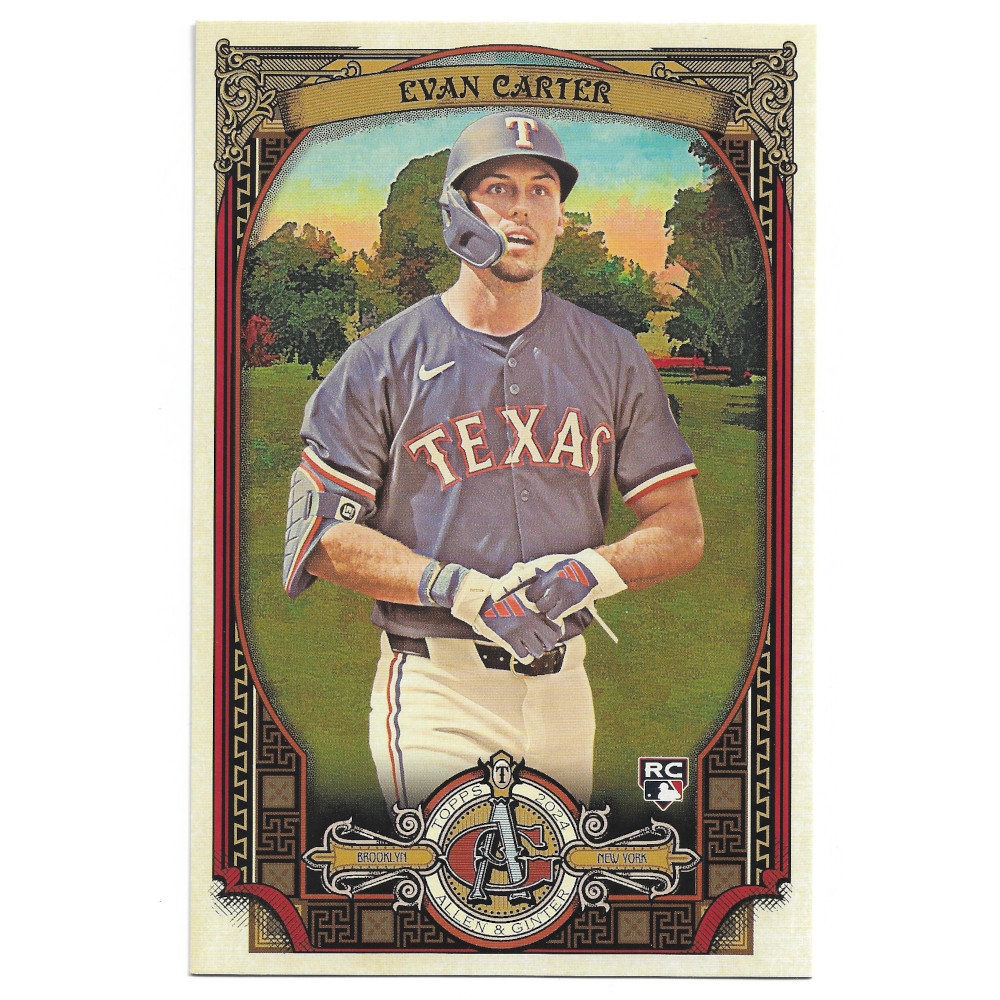 Evan Carter 2024 Topps Allen & Ginter Oversized Box Loader
