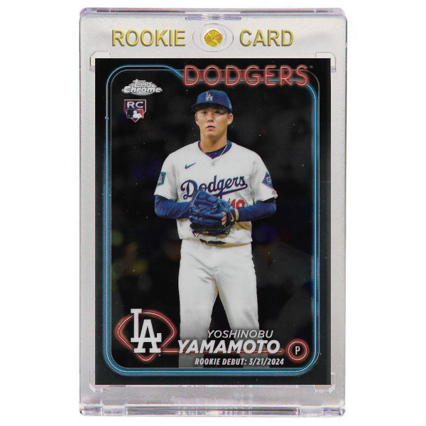 Yoshinobu Yamamoto Los Angeles Dodgers 2024 Topps Chrome Update # USC108 Rookie Card