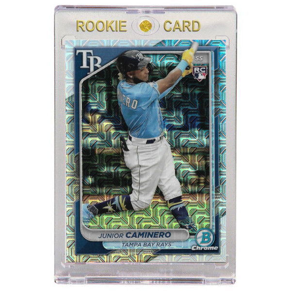 Junior Caminero Tampa Bay Rays 2024 Bowman Chrome Mega # 56 Rookie Card