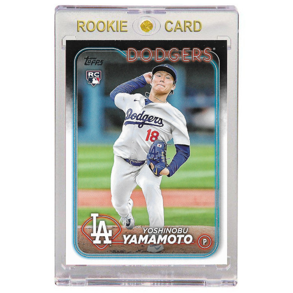 Yoshinobu Yamamoto Los Angeles Dodgers 2024 Topps # 553 Rookie Card