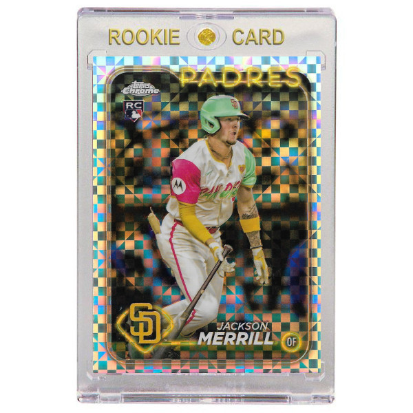 Jackson Merrill San Diego Padres 2024 Topps Chrome Update X-Fractor # USC153 Rookie Card