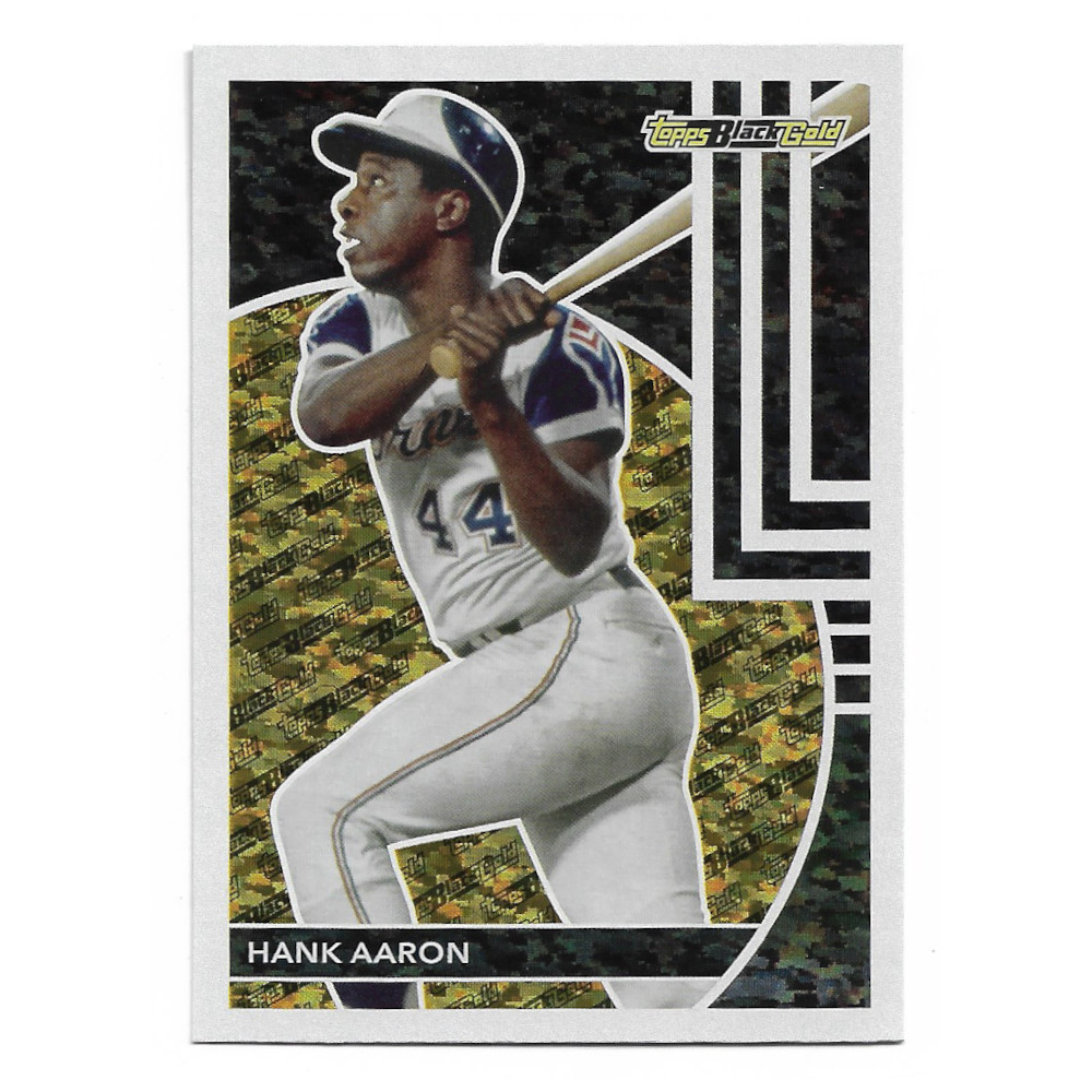 Hank Aaron 2024 Topps Update Black Gold # 22