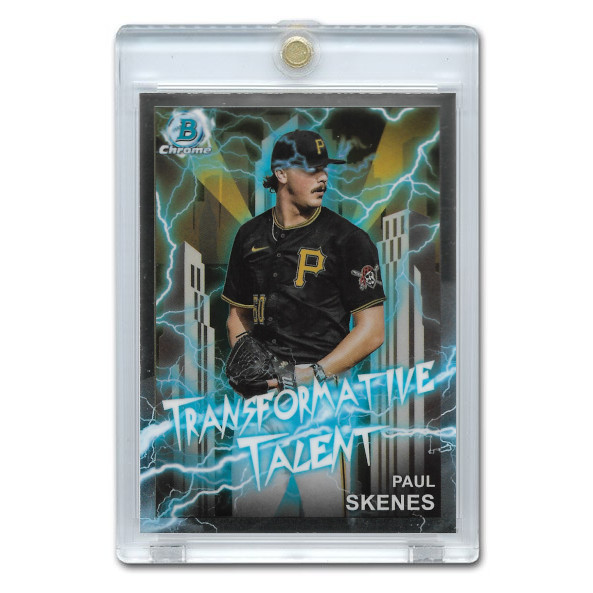 Paul Skenes Pittsburgh Pirates 2024 Bowman Chrome Transformative Talent # 20 Pre-Rookie Card