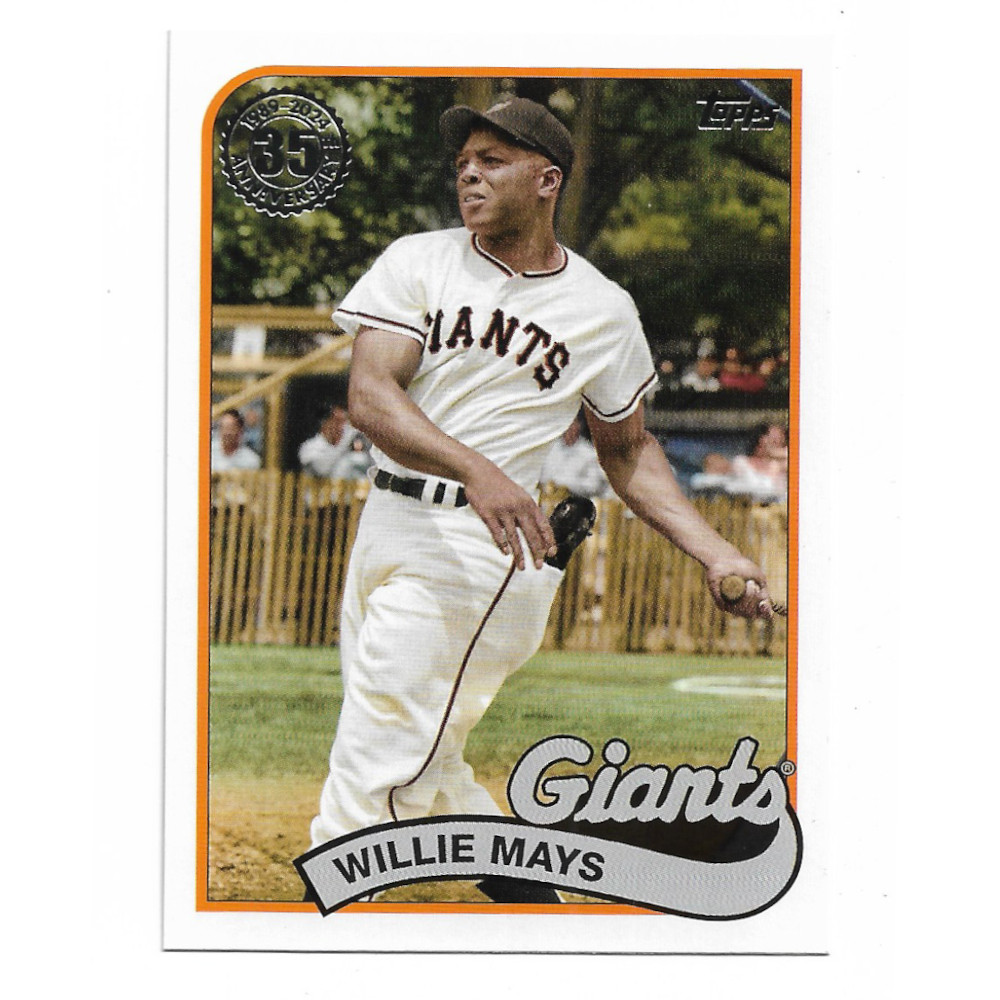 Willie Mays 2024 Topps 35th Anniversary '89 # 89US-3
