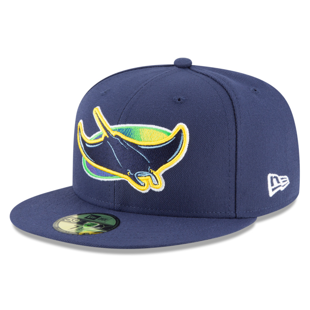 Men's New Era Tampa Bay Rays Navy On-Field Alternate 59FIFTY Fitted Cap