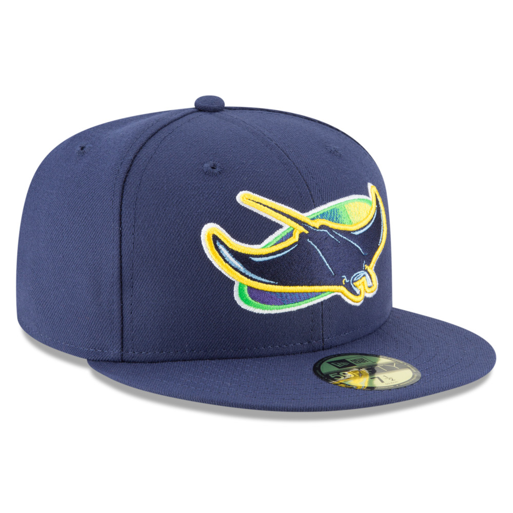 Men's New Era Tampa Bay Rays Navy On-Field Alternate 59FIFTY Fitted Cap
