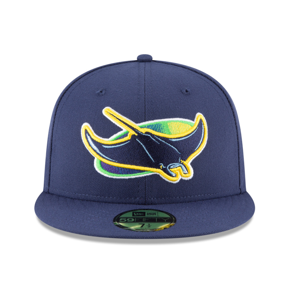 Men's New Era Tampa Bay Rays Navy On-Field Alternate 59FIFTY Fitted Cap