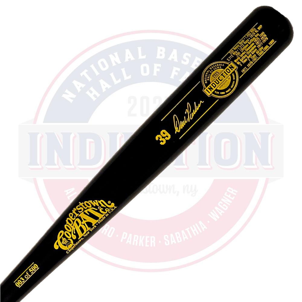 Dave Parker Baseball Hall of Fame 2025 Induction Limited Edition Full Size 34" Career Stat Bat Dave Parker Baseball Hall of Fame 2025 Induction Limited Edition Full Size 34" Career Stat Bat