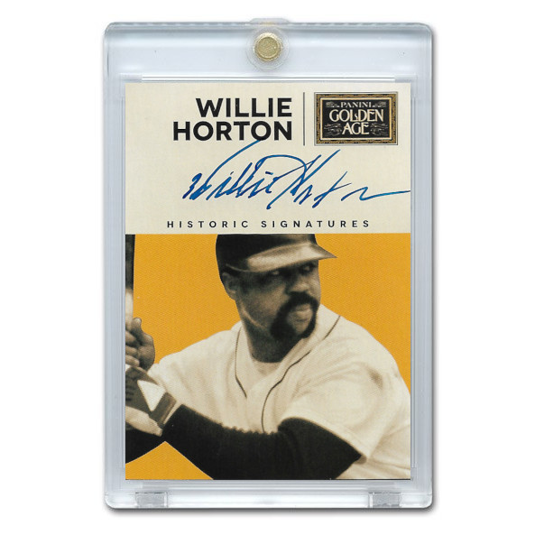 Willie Horton Autographed Card 2013 Panini Golden Age Historic Signatures # WHT