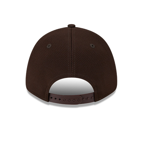 Men's New Era San Diego Padres White and Brown 2025 Batting Practice 9FORTY M-Crown Adjustable Hat