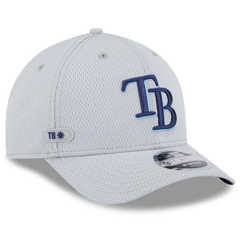 Men's New Era Tampa Bay Rays Gray 2025 MLB Clubhouse 9FORTY M