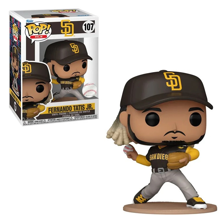 Fernando Tatis Jr. San Diego Padres Funko Pop! Vinyl Figure # 107 Fernando Tatis Jr. San Diego Padres Funko Pop! Vinyl Figure # 107
