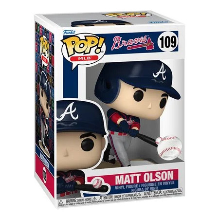 Matt Olson Atlanta Braves Funko Pop! Vinyl Figure # 109 Matt Olson Atlanta Braves Funko Pop! Vinyl Figure # 109