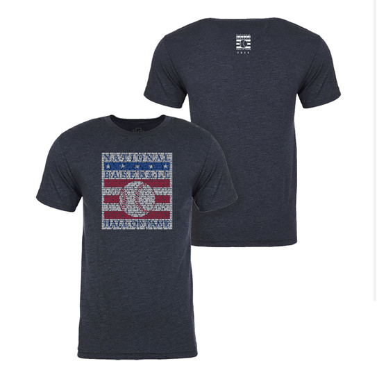 Men's 108 Stitches Baseball Hall of Fame Navy Heather 2025 Logo Members T-Shirt