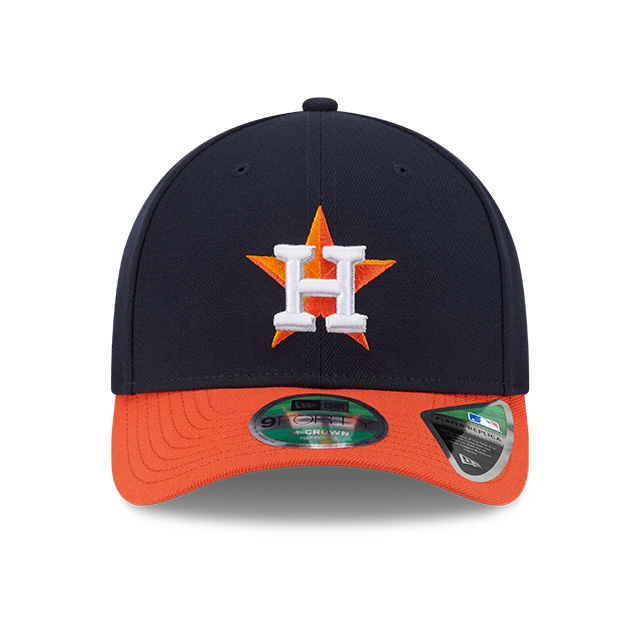 Men's New Era Houston Astros Road Player Replica 9FORTY M-Crown Snapback Adjustable Hat Men's New Era Houston Astros Road Player Replica 9FORTY M-Crown Snapback Adjustable Hat