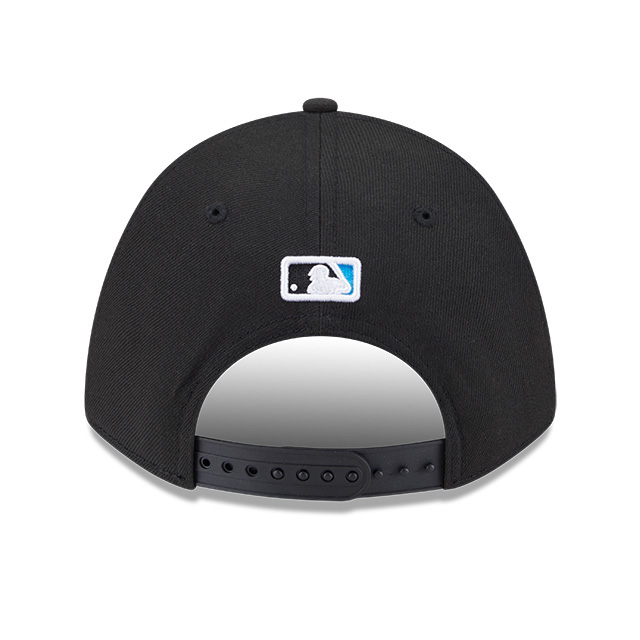 Men's New Era Miami Marlins Player Replica 9FORTY M-Crown Snapback Adjustable Hat