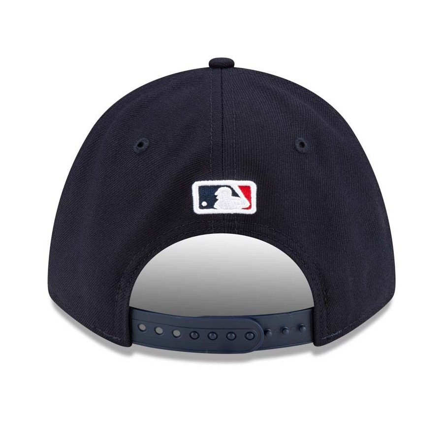Men's New Era Minnesota Twins Road Player Replica 9FORTY M-Crown Snapback Adjustable Hat