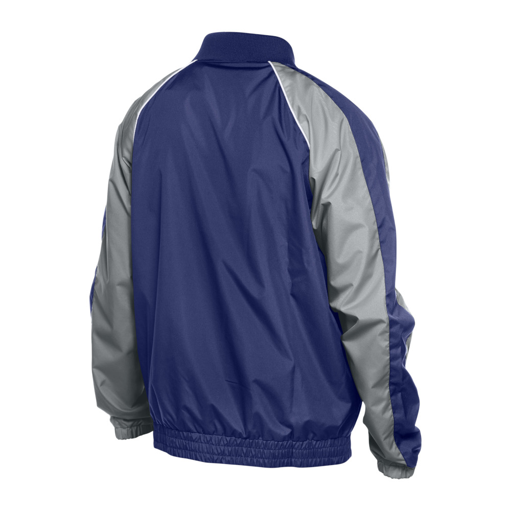 Men's New Era Los Angeles Dodgers Navy Ripstop Raglan Quarter-Zip Windbreaker Jacket