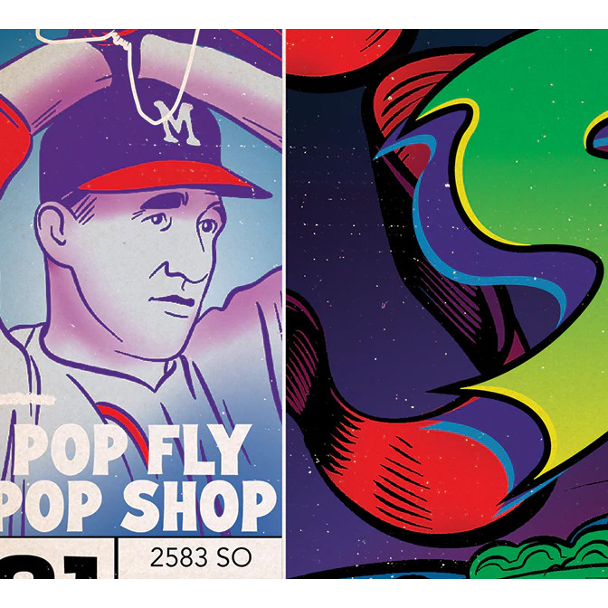 Warren Spahn Pop Fly 2024 SPAHN 7" x 10.5" Limited Edition Art Print #183 Ltd Ed of 246 Warren Spahn Pop Fly 2024 SPAHN 7" x 10.5" Limited Edition Art Print #183 Ltd Ed of 246